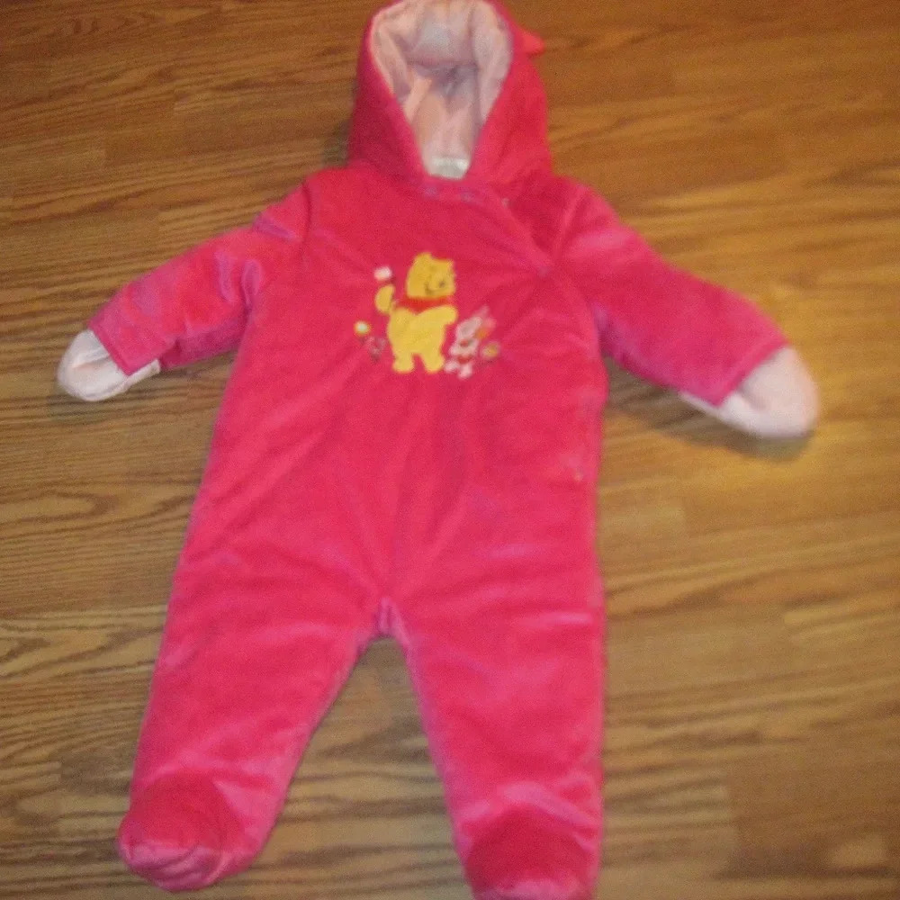 Disney WINNIE THE POOH  Baby Winter Jumpsuit 6/9M